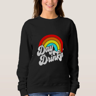 Du hattest mich beim Trinken am Tag Retro-Strand S Sweatshirt