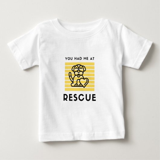 Du hattest mich gerettet baby t-shirt (Vorderseite)