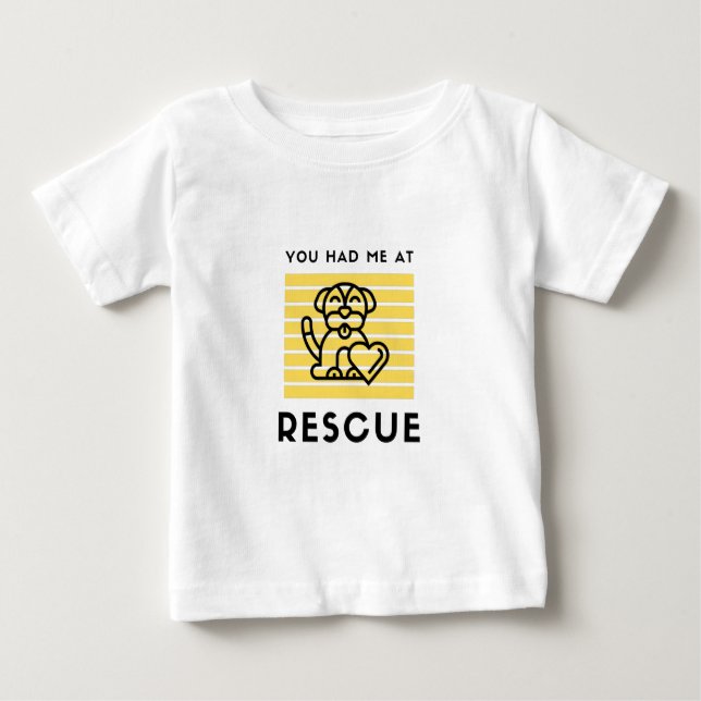 Du hattest mich gerettet baby t-shirt (Vorderseite)