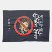 Du hattest mich glutenfrei geschirrtuch (Horizontal)