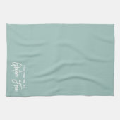 Du hattest mich glutenfrei geschirrtuch (Horizontal)