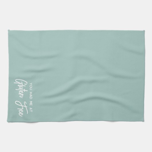 Du hattest mich glutenfrei geschirrtuch (Horizontal)