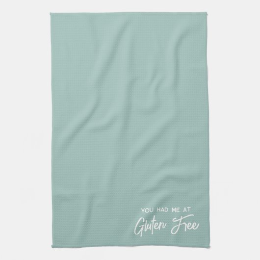 Du hattest mich glutenfrei geschirrtuch (Vertikal)