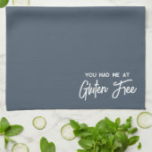 Du hattest mich glutenfrei geschirrtuch (Gefaltet)