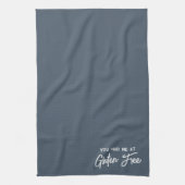 Du hattest mich glutenfrei geschirrtuch (Vertikal)