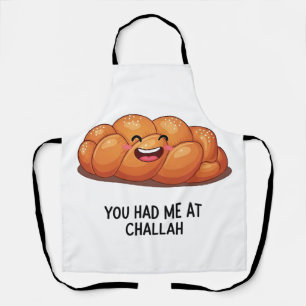 Du hattest mich im Challah Brot Hanukkah jüdisch Schürze