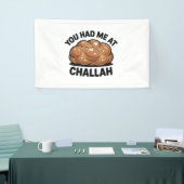 Du hattest mich im jüdischen Challah-Juden Hanukka Banner (Messeveranstaltung)