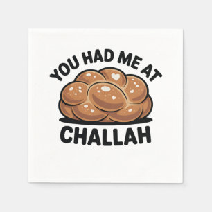 Du hattest mich im jüdischen Challah-Juden Hanukka Serviette