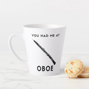 Du hattest mich im Oboe Funny Oboist Spaß Milchtasse