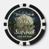 Du hattest mich im Party Time Survivor Pokerchips (Vorderseite)