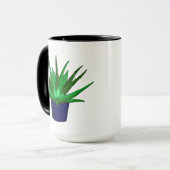 Du hattest mich in Aloe | Funny Pflanze Puff Tasse (Vorderseite Links)