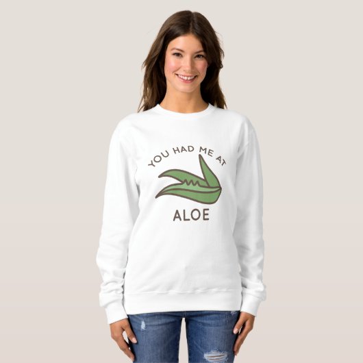 Du hattest mich in Aloe Sweatshirt (Vorne ganz)