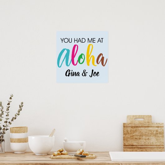 Du hattest mich in Aloha Poster (Küche)