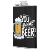 Du hattest mich in Beer Flachmann (Links)