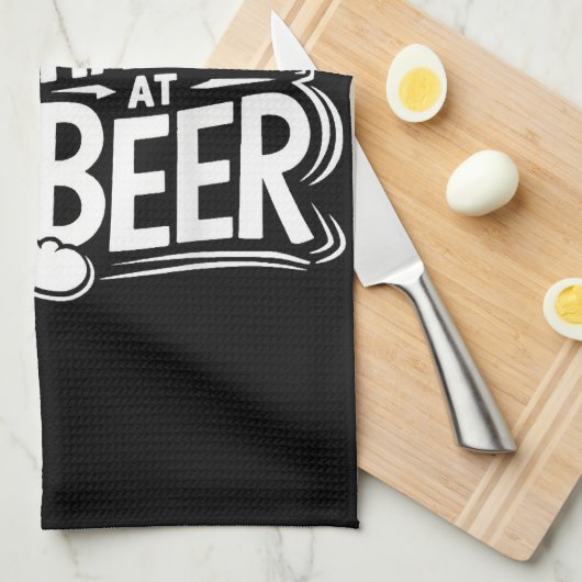 Du hattest mich in Beer Geschirrtuch (Viertel Falte)