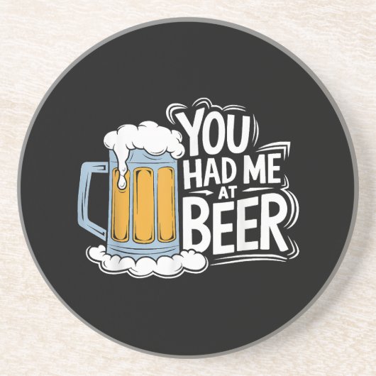 Du hattest mich in Beer Getränkeuntersetzer (Vorne)