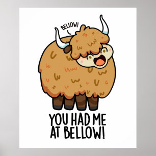 Du hattest mich in Bellow Funny Yak Puff Poster