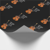 Du hattest mich in Cello Funny Music Pun Dark BG Geschenkpapier (Ecke)