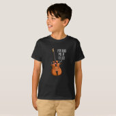Du hattest mich in Cello Funny Music Pun Dark BG T-Shirt (Vorne ganz)