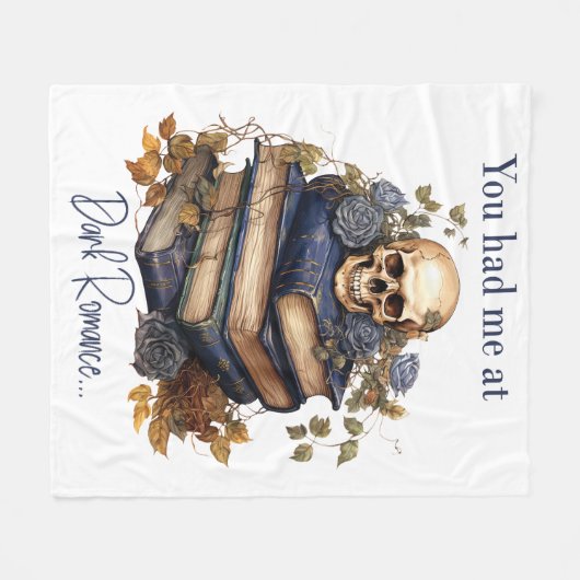 Du hattest mich in Dark Romance Fleecedecke (Vorderseite (Horizontal))