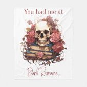 Du hattest mich in Dark Romance Fleecedecke (Vorderseite)