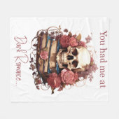 Du hattest mich in Dark Romance Fleecedecke (Vorderseite (Horizontal))