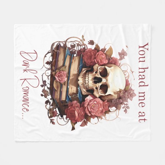 Du hattest mich in Dark Romance Fleecedecke (Vorderseite (Horizontal))