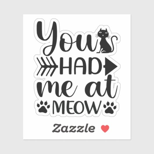 Du hattest mich in der Zwischenzeit Aufkleber (Blatt)