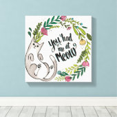 Du hattest mich in der Zwischenzeit Leinwanddruck (Insitu (Holzboden))