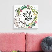 Du hattest mich in der Zwischenzeit Leinwanddruck (Insitu (Wohnzimmer))