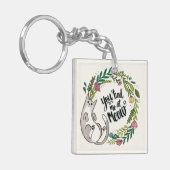 Du hattest mich in der Zwischenzeit Schlüsselanhänger (Vorderseite links)