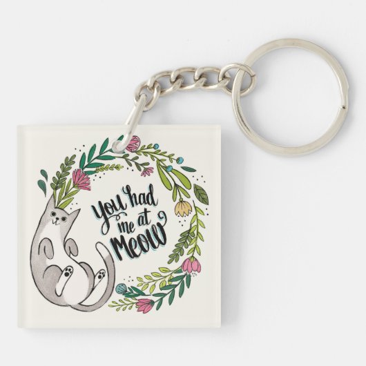 Du hattest mich in der Zwischenzeit Schlüsselanhänger (Rückseite)