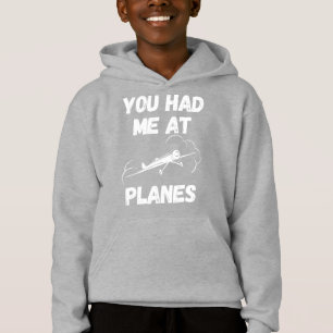 Du hattest mich in Flugzeug Typografie, Luftfahrt, Hoodie