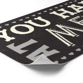 Du hattest mich in Merlot Poster (Ecke)