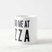 Du hattest mich in Pizza Kaffeetasse (Mittel)