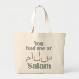 Du hattest mich in Salam-Taschen Jumbo Stoffbeutel