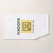 Du hattest mich in Sudoku Handtuch (Handtuch)