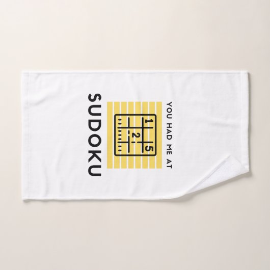 Du hattest mich in Sudoku Handtuch (Handtuch)