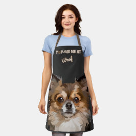 Du hattest mich in Woof | Spitz Hunde Liebhaber Schürze