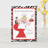 "Du hattest uns am ersten Bissen!" Dankeskarten Karte (Gelbe Blume)