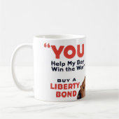 DU hilfst meinem Jungen dabei, den Krieg zu gewinn Kaffeetasse (Links)