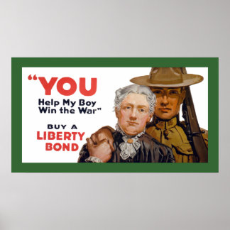 DU hilfst meinem Jungen dabei, den Krieg zu gewinn Poster