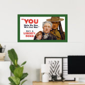 DU hilfst meinem Jungen dabei, den Krieg zu gewinn Poster (Heimbüro)