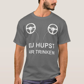 Du Horn wir trinken JGA Frau Geschenk Maid of Hono T-Shirt