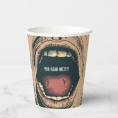 Du hörst mich pappbecher (Vorderseite)