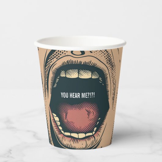 Du hörst mich pappbecher (Vorderseite)