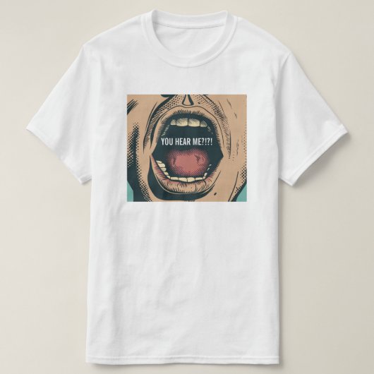Du hörst mich T-Shirt (Design vorne)