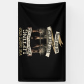 Du hörst nicht auf zu heben, wenn du alt wirst banner (Vertikal)