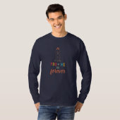 Du + Ich = ewig! Basic Langarm T-Shirt (Vorne ganz)