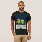 Du & Ich Frösche – Süße romantische Tierkunst T-Shirt (Vorne ganz)